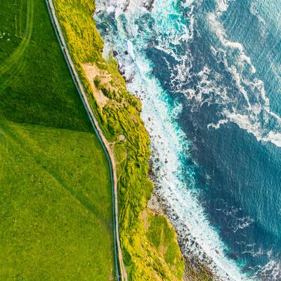 The coast of Ireland